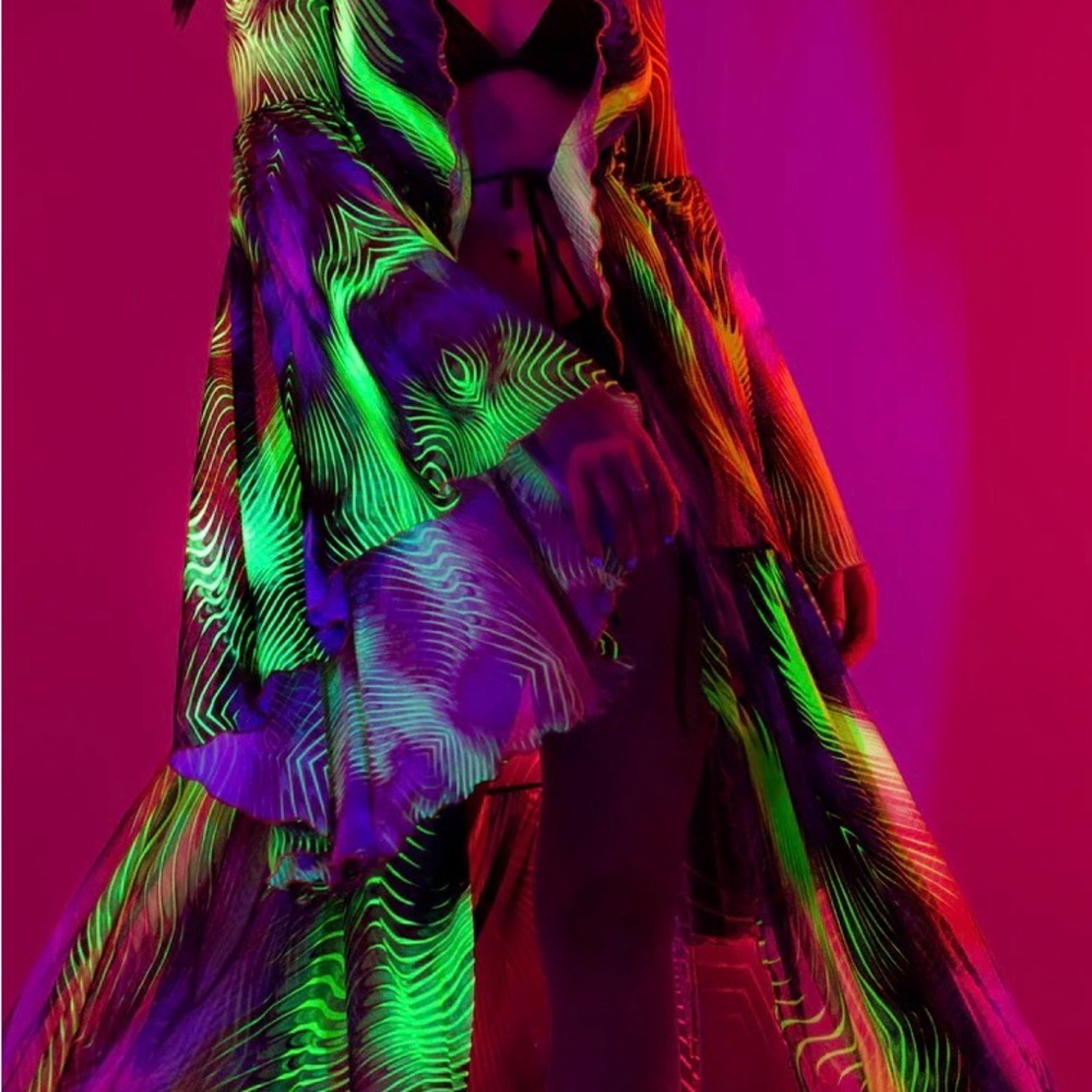 BADINKA Under The Radar Mesh Duster Size M - Picture 4 of 4